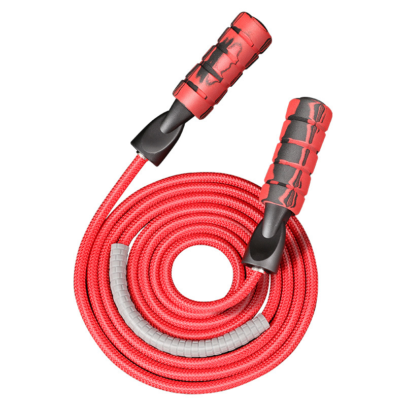 Jump Rope Speed Bearing - 縄跳び,縄跳び,ジャンプ,フィットネス,長さ調節可能,トレーニング,ボールベアリング,滑り止めハンドル付き