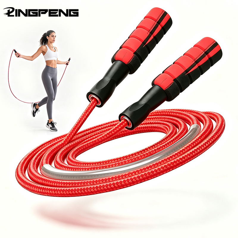 Jump Rope Speed Bearing - スピードジャンプロープ クロスフィット スキッピングロープ フィットネス 長さ調節可能 ジャンピングエクササイズ