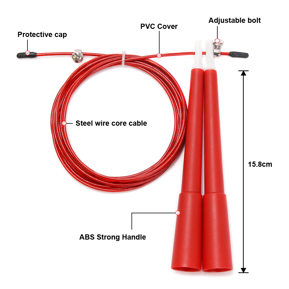 10 個入り プラスチック製 キッズ スピード縄跳び クロス - Skipping Rope Pvc のレビューと価格