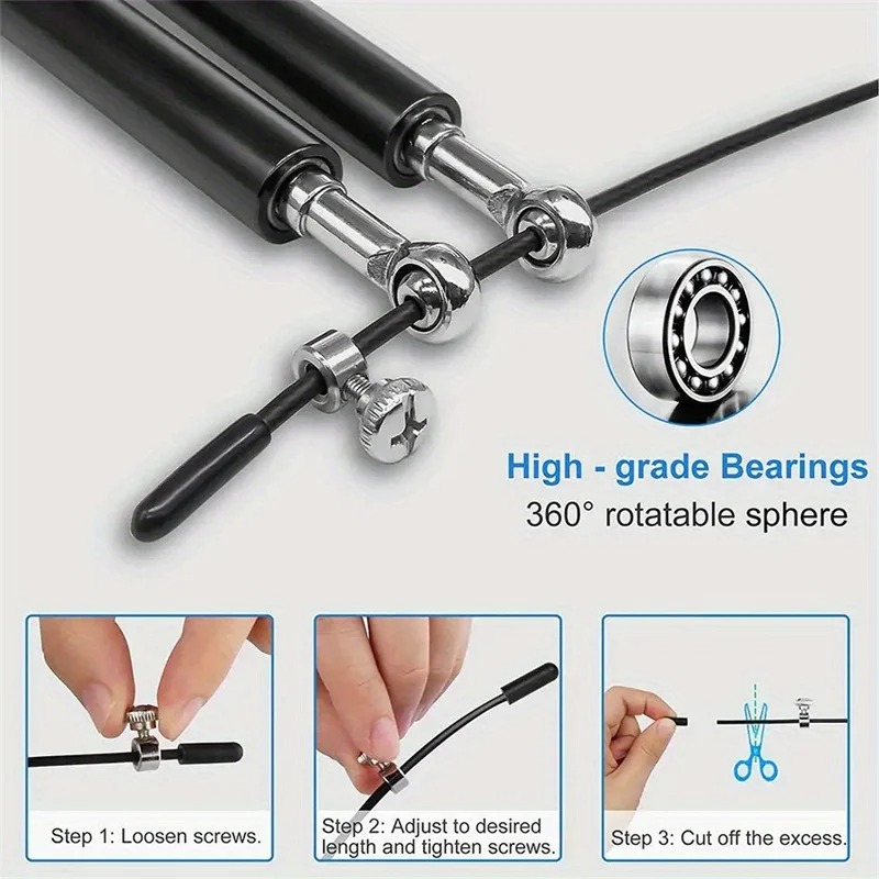 スピードジャンプロープ クロスフィット メンズ レディース  - Jump Rope Speed Bearing のレビューと価格