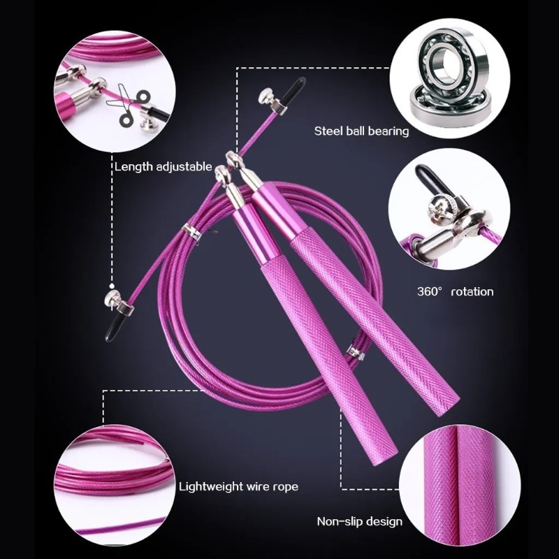 スピードジャンプロープ クロスフィット メンズ レディース  - Jump Rope Speed Bearing のレビューと価格
