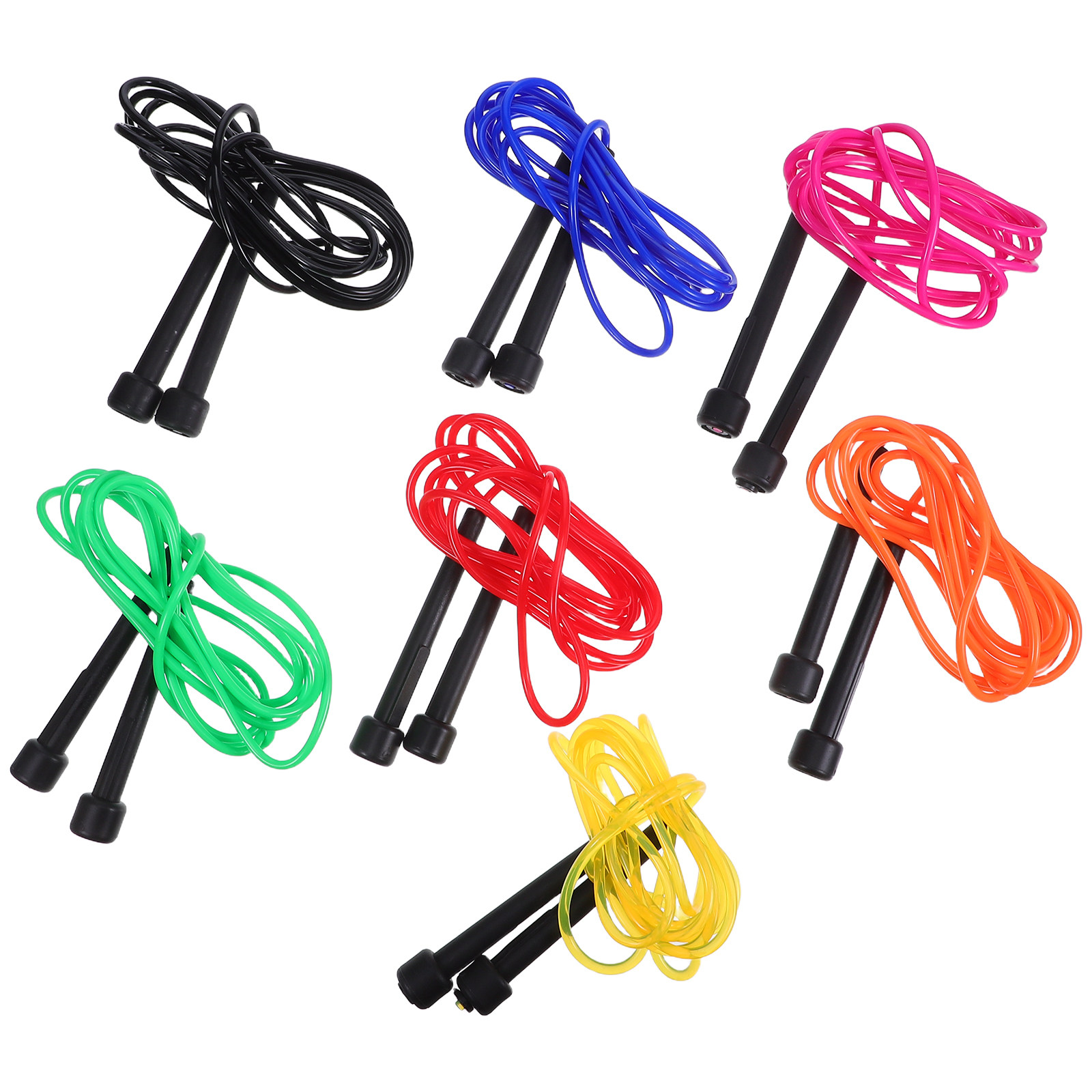 7本組調整可能なレーシングジャンプロープ PVCフィットネス - Skipping Rope Pvc のレビューと価格