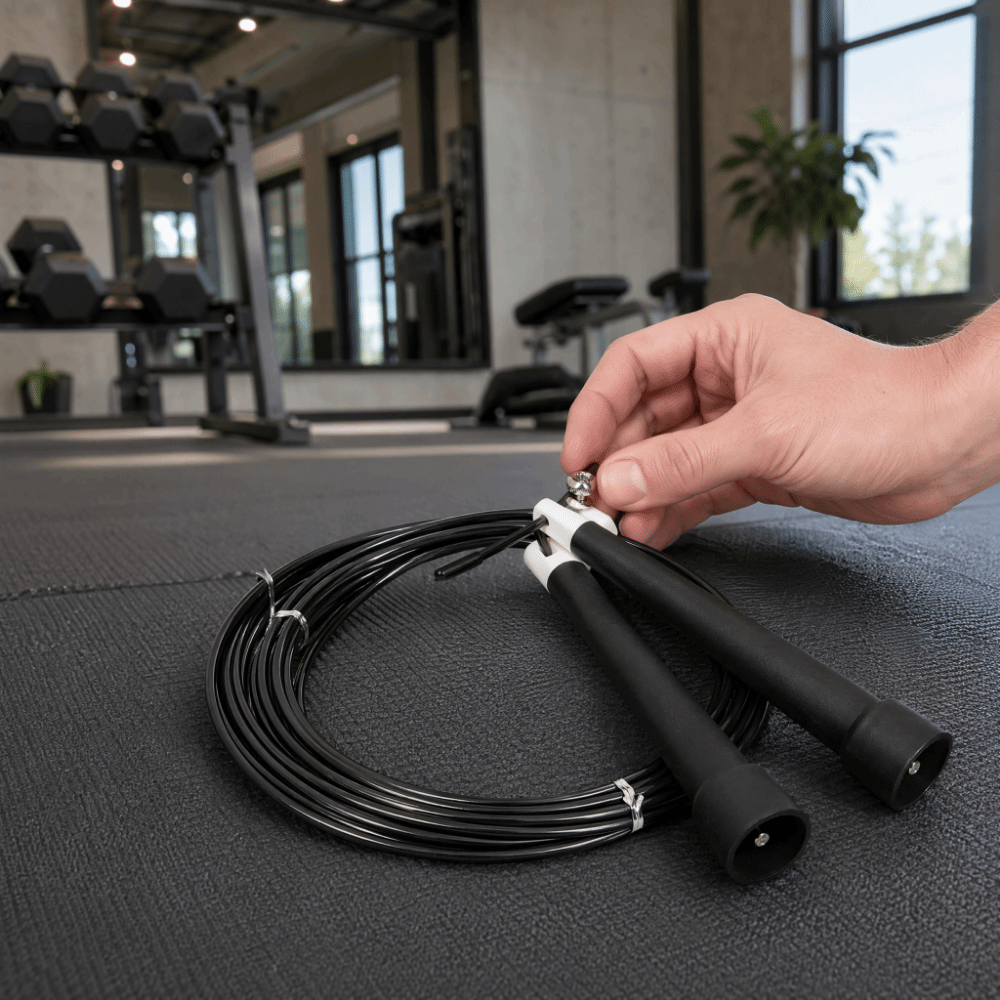 ポータブルスチールワイヤー縄跳び もつれにくいPVCコーティ - Skipping Rope Pvc のレビューと価格