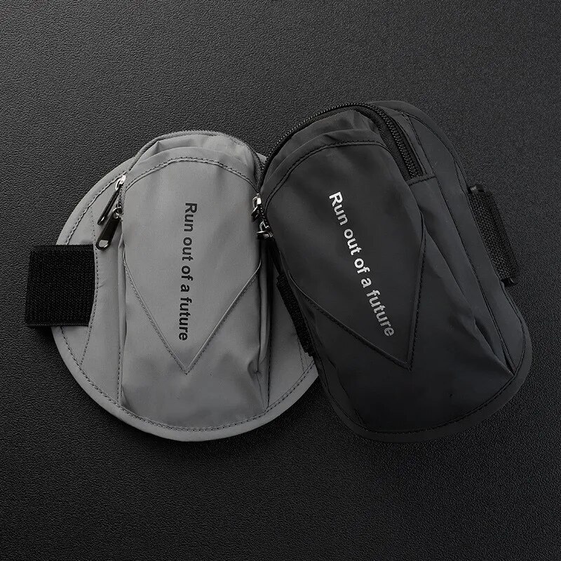 男性と女性のための反射携帯電話アームバッグ、安全手首バッグ、 - Crossfit Gym のレビューと価格